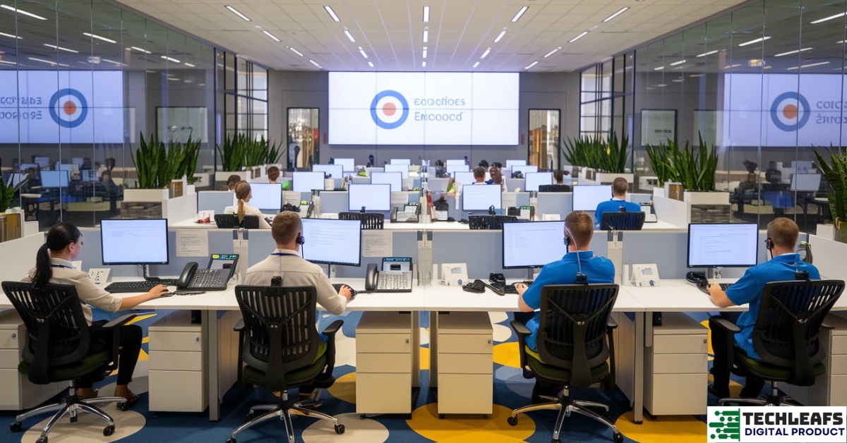 how does call center software work